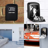 Dekton 4 Digit Combination Key Safe Box
