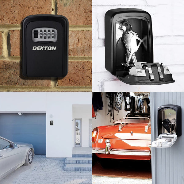 Dekton 4 Digit Combination Key Safe Box