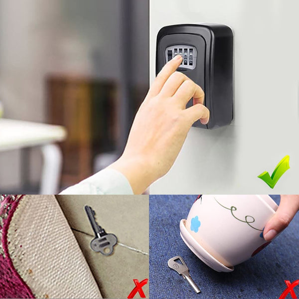 Dekton 4 Digit Combination Key Safe Box