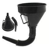Dekton Versatile Flexi Funnel | Durable Plastic with Wide Spout and Flexible Hose