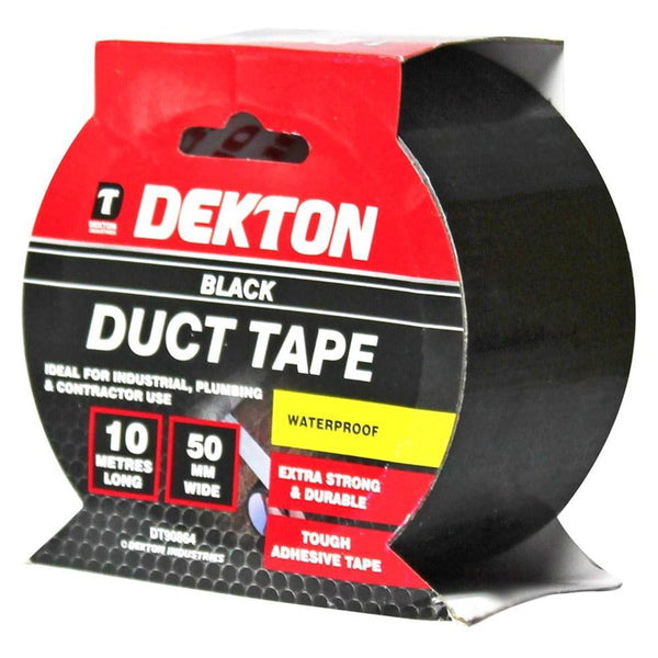 Dekton Black Waterproof Duct Tape | 50mmX10M