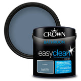 Crown Paint Easyclean Runaway Bathroom Paint | 2.5L, Mid Sheen, Mould Resistant