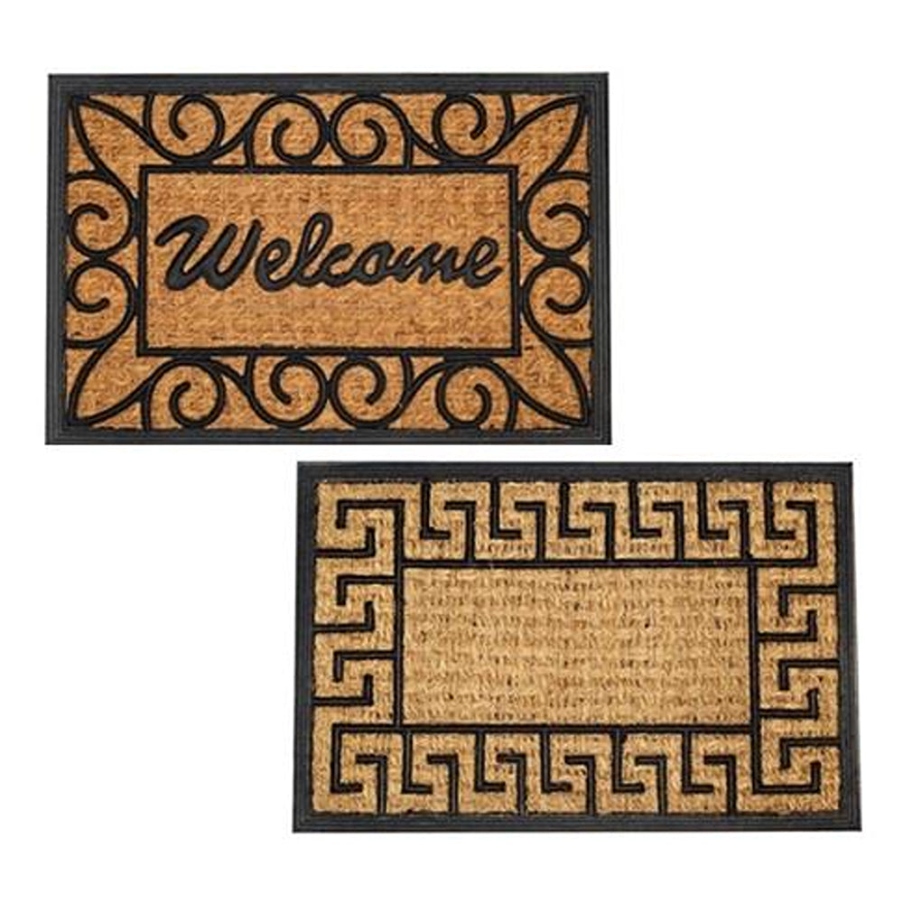 Home &amp; Garden Panama Moulded Mat | Assorted Designs | 40 x 60cm