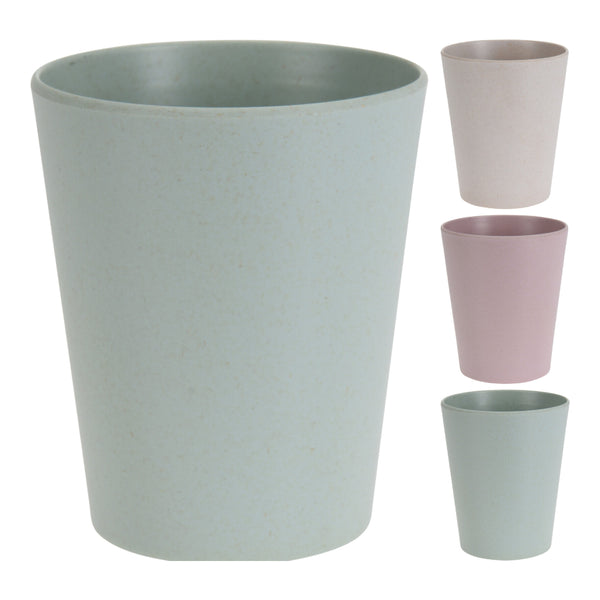 Bamboo Tall Tumbler Mug | 10cm, Speckled Finish, Assorted Pastel Colours