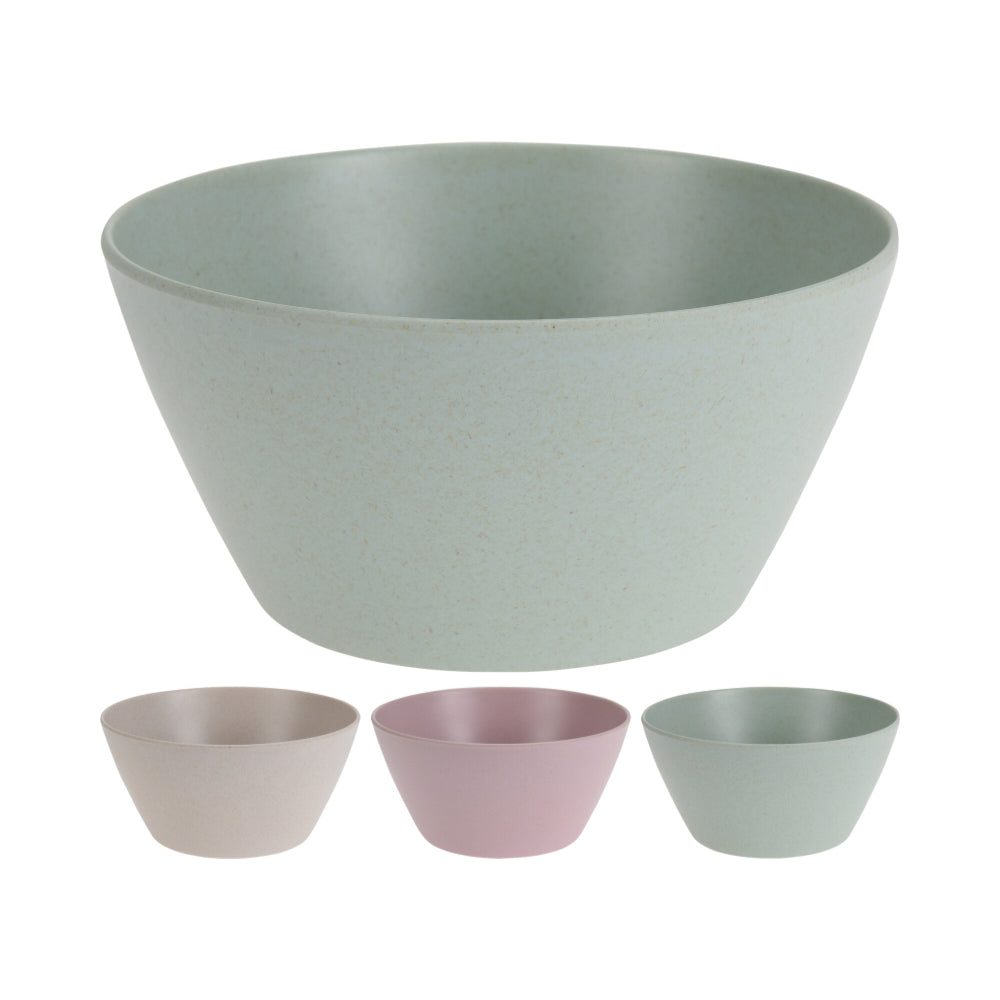 Bamboo Bowl Set | 14.5 cm, Pack of Three, Assorted Design Options