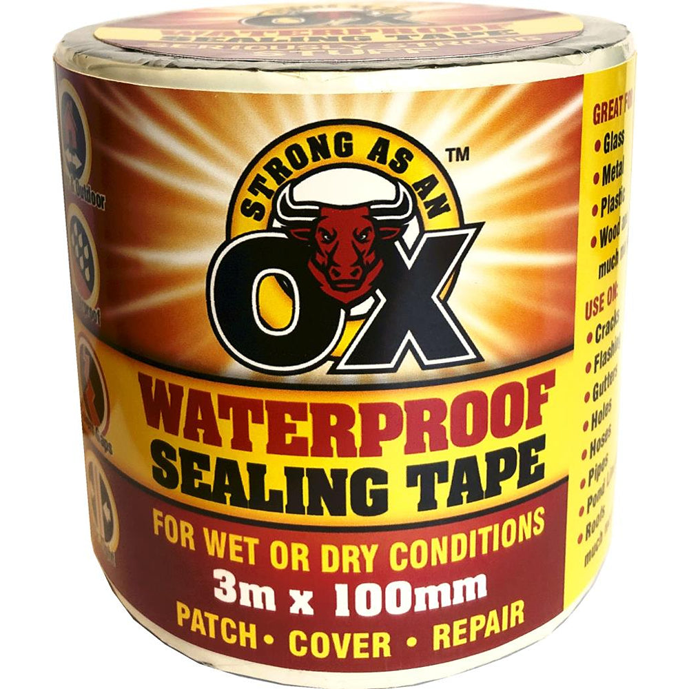 Strong as an Ox Waterproof Sealing Tape | 3m x 100mm