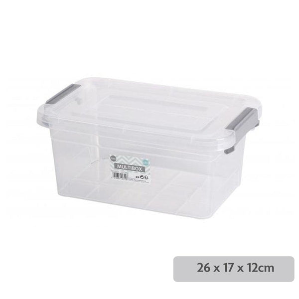 Urban Living Transparent Smartbox with Clip | 3.25 LTR