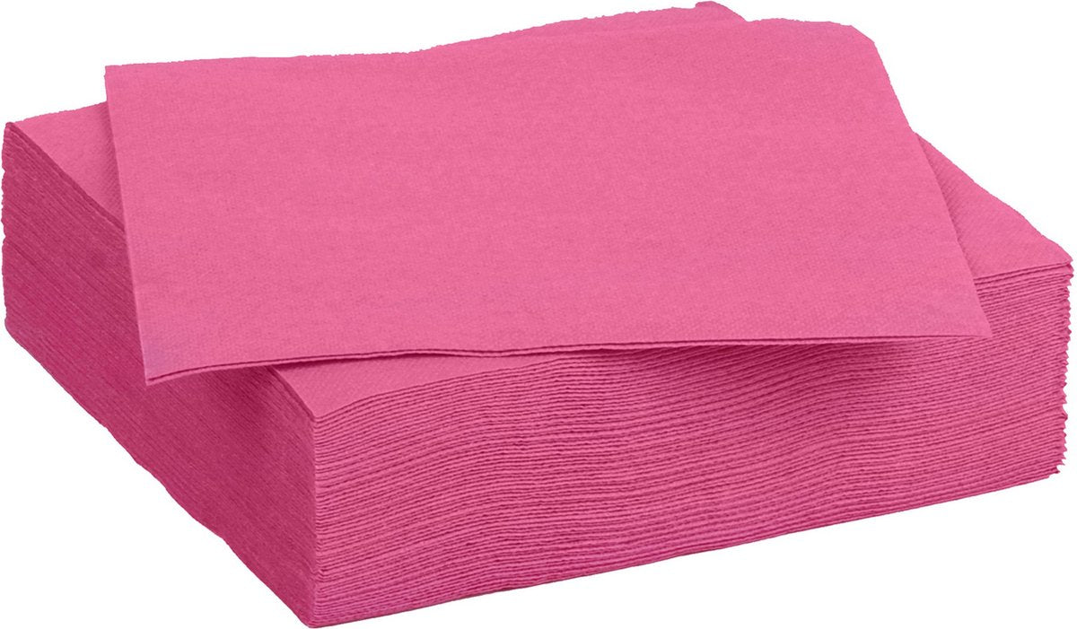 Colorparty Pink Paper Napkins | 30pc | 38 x 38 cm