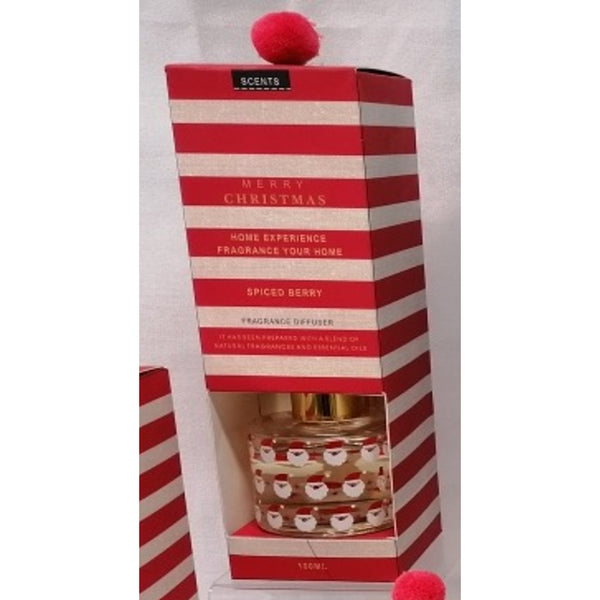 Christmas Santa Diffuser | 100ml, Spiced Berry, Gold-Toned Cap