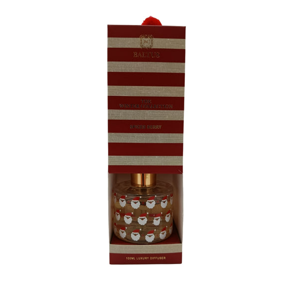 Christmas Santa Diffuser | 100ml, Spiced Berry, Gold-Toned Cap