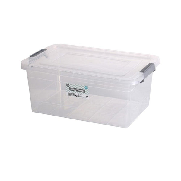 Urban Living Clear Plastic Smartbox with Clip | 8.5 LTR