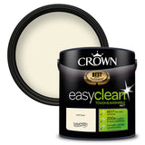Crown Paint Easyclean Matt Emulsion Paint Soft Linen | 2.5L, Washable