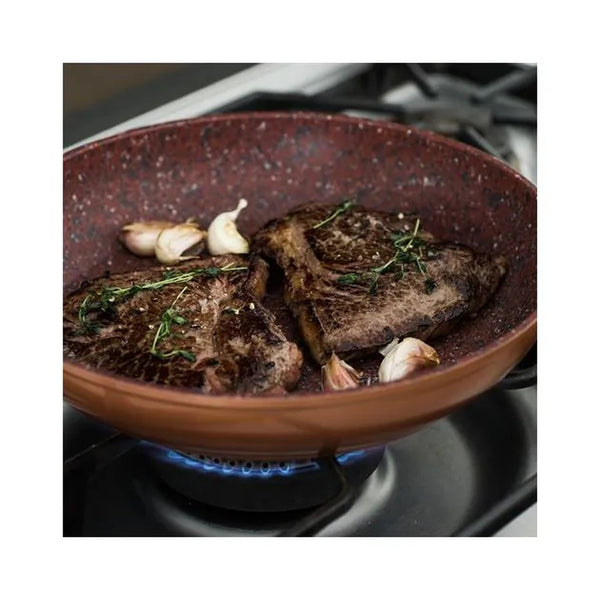 JML Regis Copper Stone Pan - 24cm - view 4