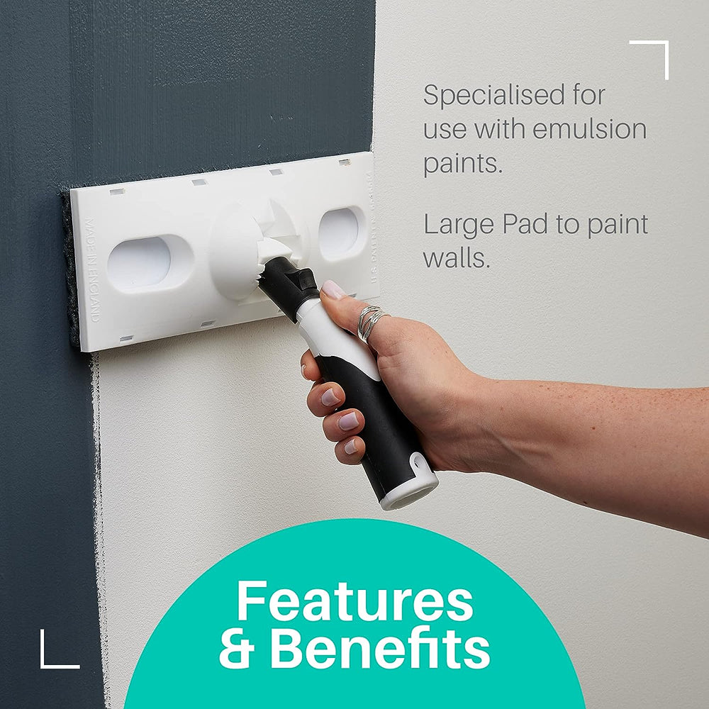 Harris Seriously Good Walls &amp; Ceilings Paint Pad Kit | 9in