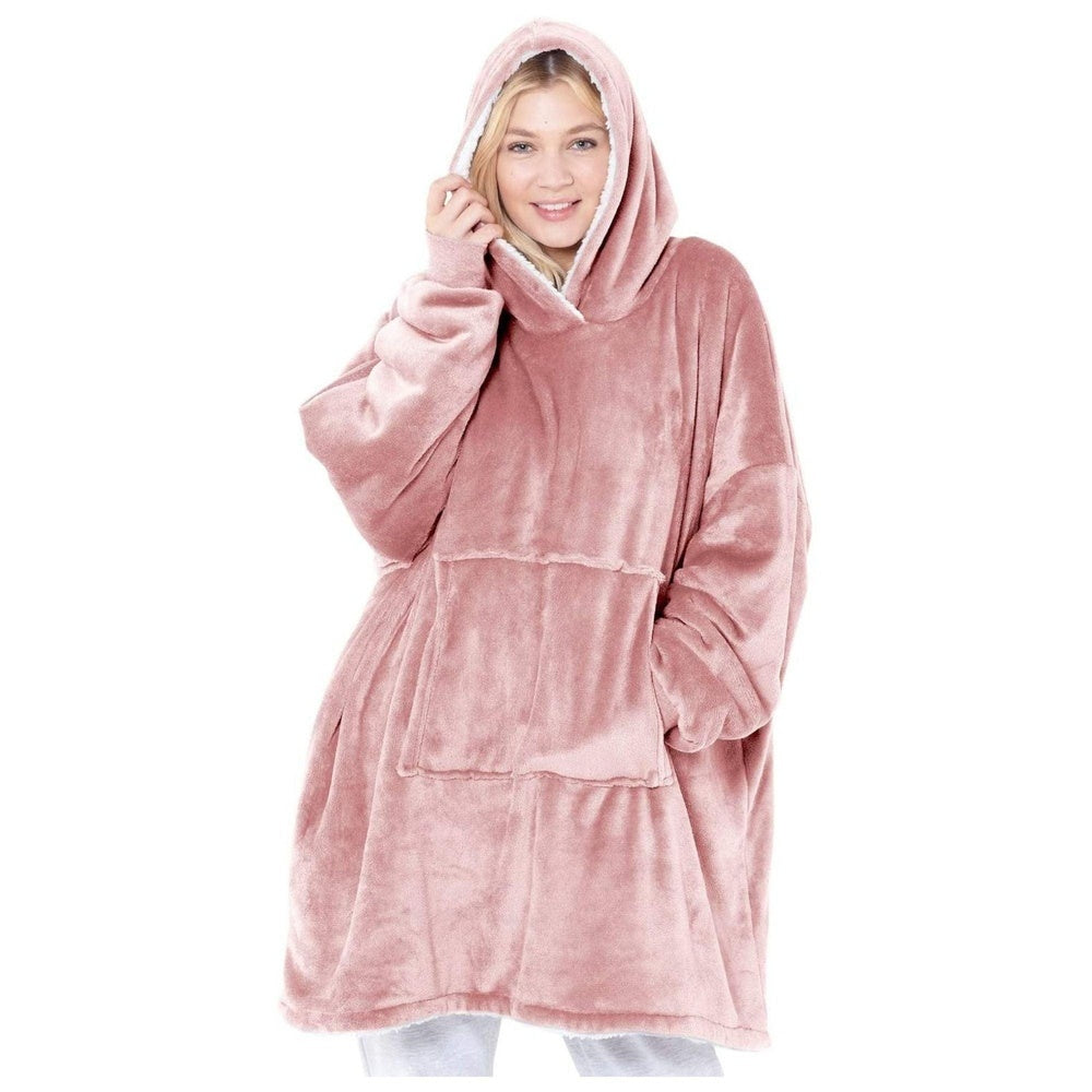 Eskimo Sherpa Hoodie - Oversized Reversible - Warm and Cozy