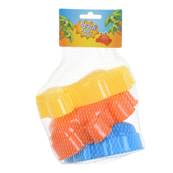 Animal-Shaped Sand Mould Set | 3 Pieces, Assorted Colours and Designs