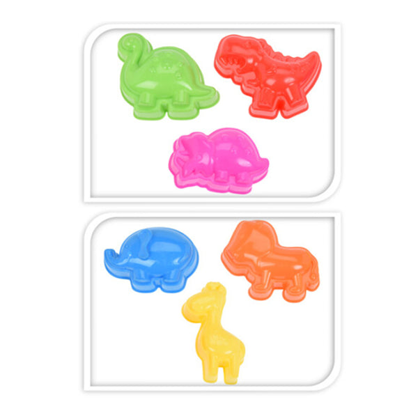 Animal-Shaped Sand Mould Set | 3 Pieces, Assorted Colours and Designs