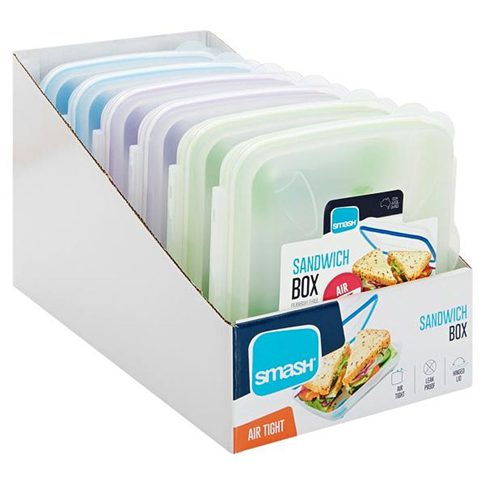 Smash Leak Proof Air Tight Sandwich Box | Assorted Colours