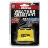 Dekton 50mm WeatherResist Padlock | High-Quality, Durable Construction