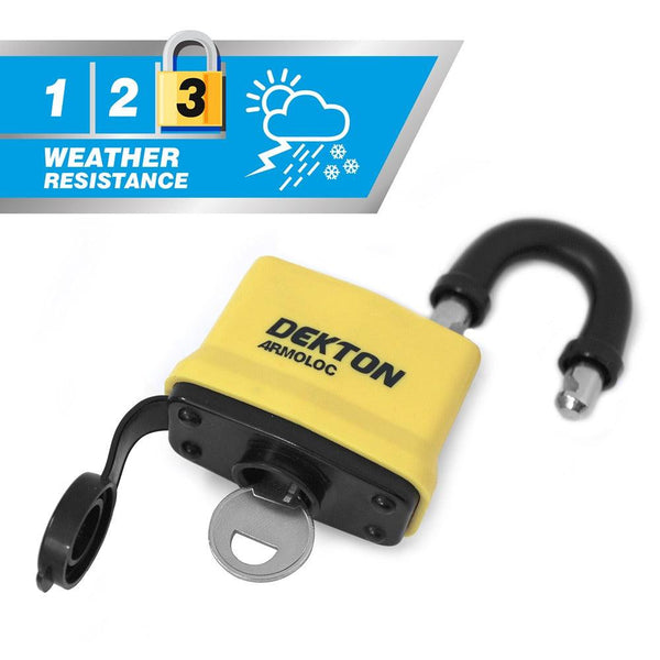 Dekton 50mm WeatherResist Padlock | High-Quality, Durable Construction