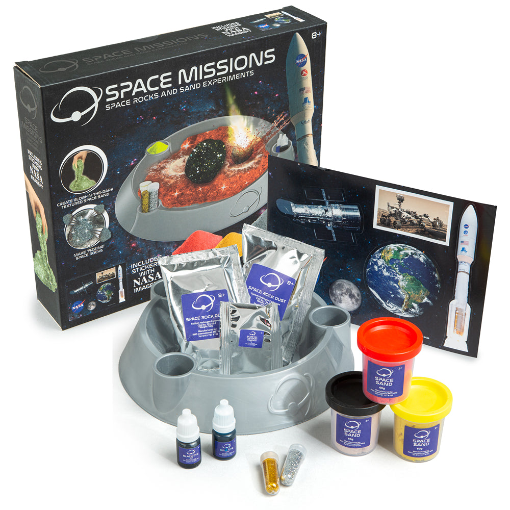 Space Missions Space Rocks &amp; Sand Experiments | Age 5+