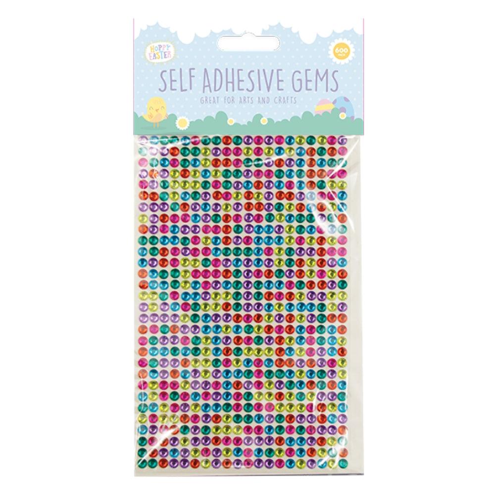 Hoppy Easter Vibrant Self Adhesive Gems | Pack of 600