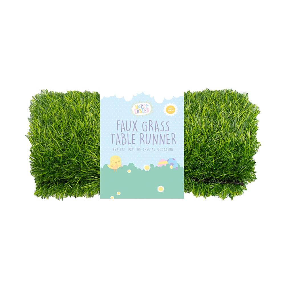 Hoppy Easter Faux Grass Table Runner | 90cm x 30cm