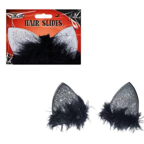 Halloween 3D Hair Slides Assorted 