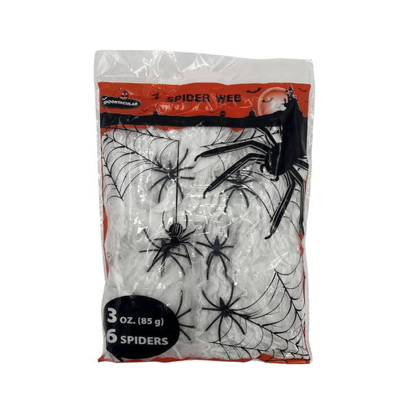 Spooktacular Spider Webbing | 3oz with Spiders