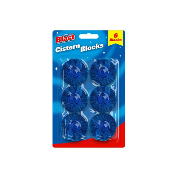 Mighty Blast Toilet Cistern Blocks | Pack of 6 Pieces, In-Cistern