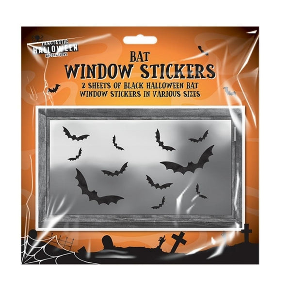 Halloween Bat Window Stickers | 2pk