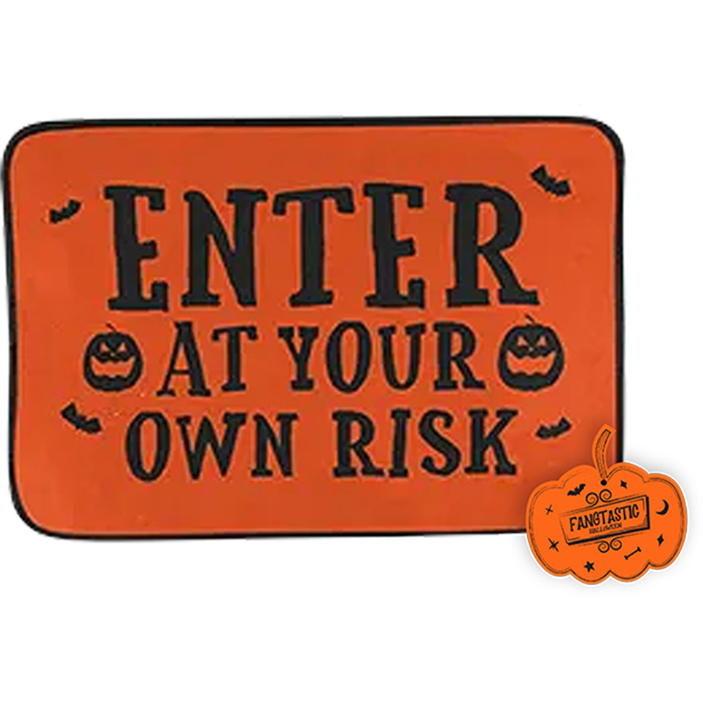 Halloween Printed Door Mat - 60 x 40cm, Assorted Designs