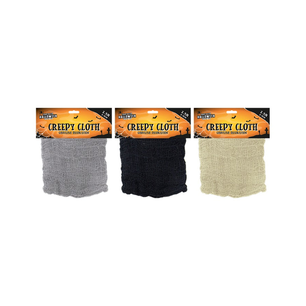 Distressed Creepy Cloth Halloween Decoration - 2.1m, Assorted Colours
