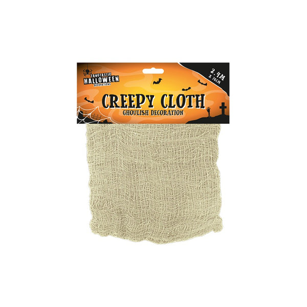 Distressed Creepy Cloth Halloween Decoration - 2.1m, Assorted Colours