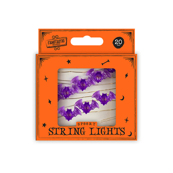 Halloween Character String Lights - 20 LEDs, Assorted Designs and Colours