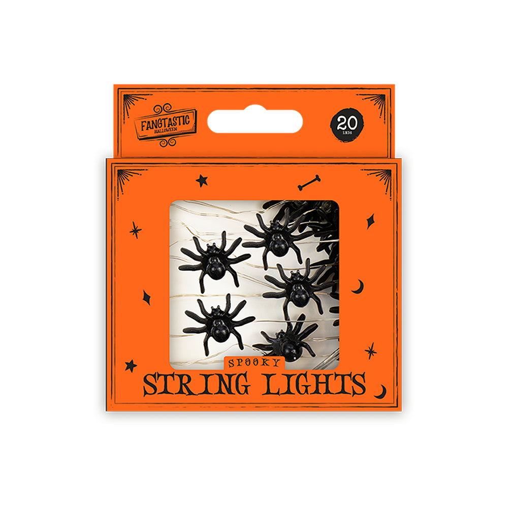 Halloween Character String Lights - 20 LEDs, Assorted Designs and Colours