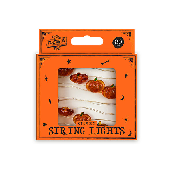 Halloween Character String Lights - 20 LEDs, Assorted Designs and Colours