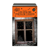Halloween Orange LED String Light Curtain | 100 LEDs | 1.2x1.2m