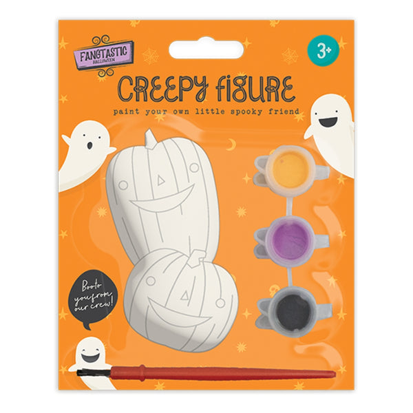 Paint Your Own Halloween Figure Craft Kit - Assorted Designs, Paints and Brush
