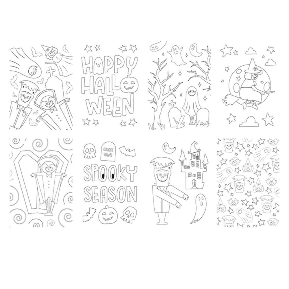 Halloween Fun Colouring Set 