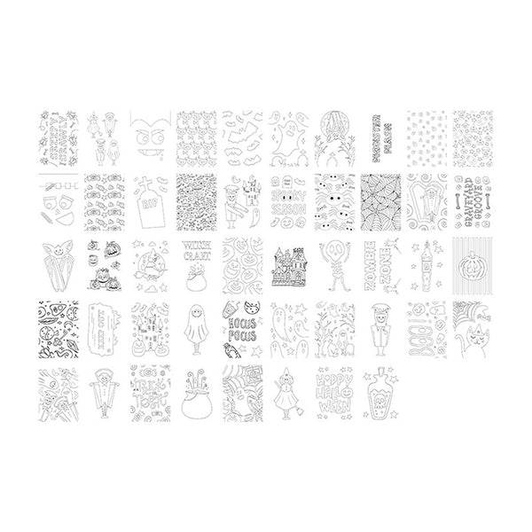 Halloween Children's Colouring Book | 48 Pages