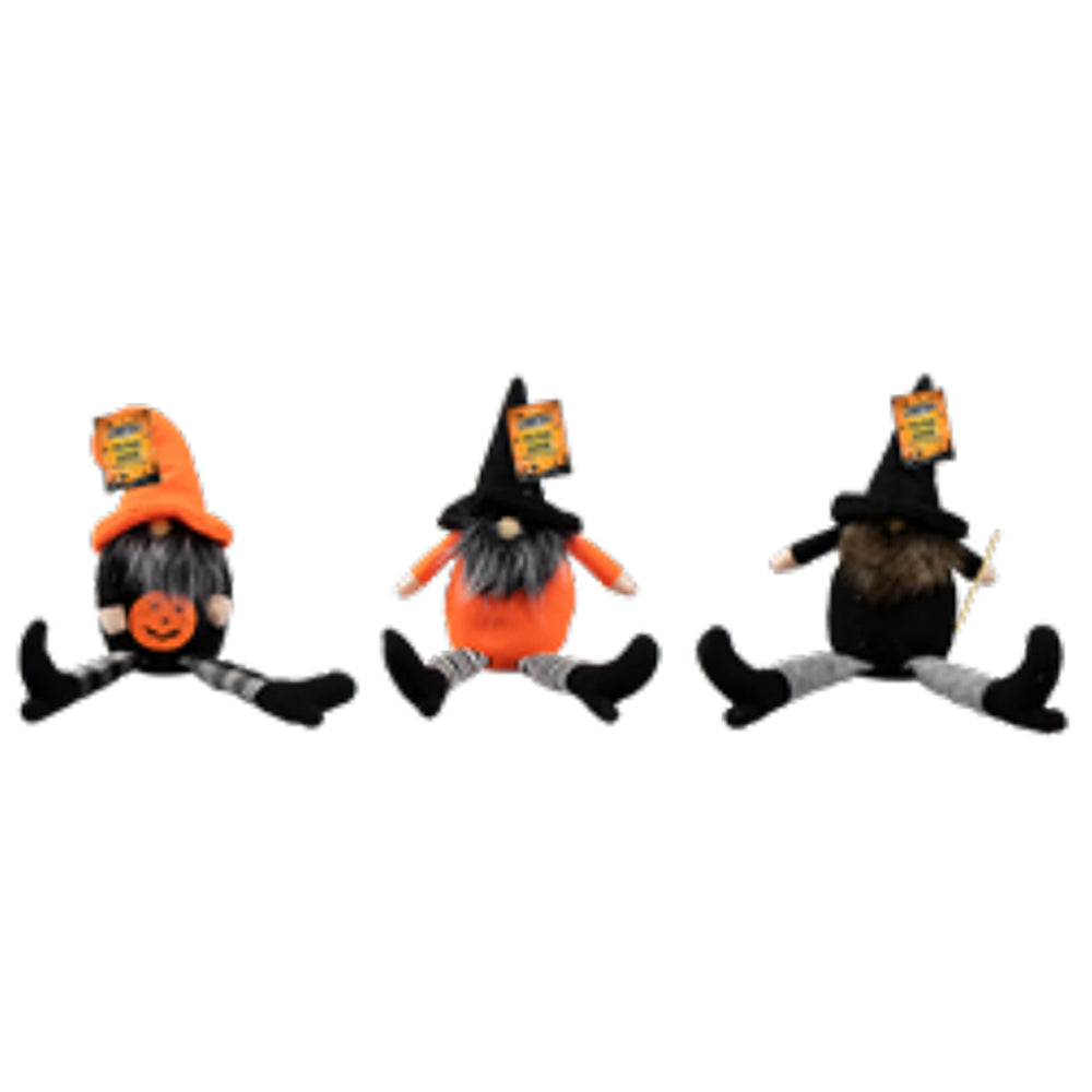 Halloween Plush Gonk with Hanging Legs | Assorted | 37cm