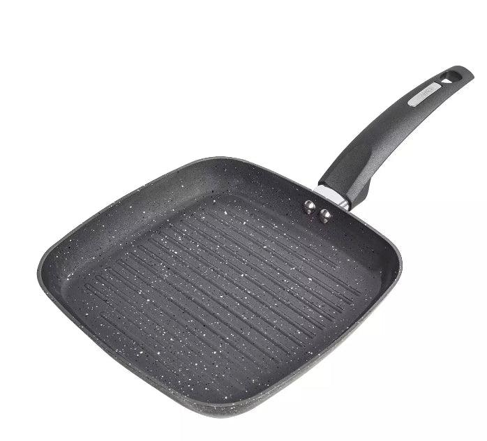 Tower Cerastone Black Forged Grill Pan| 25cm - Choice Stores