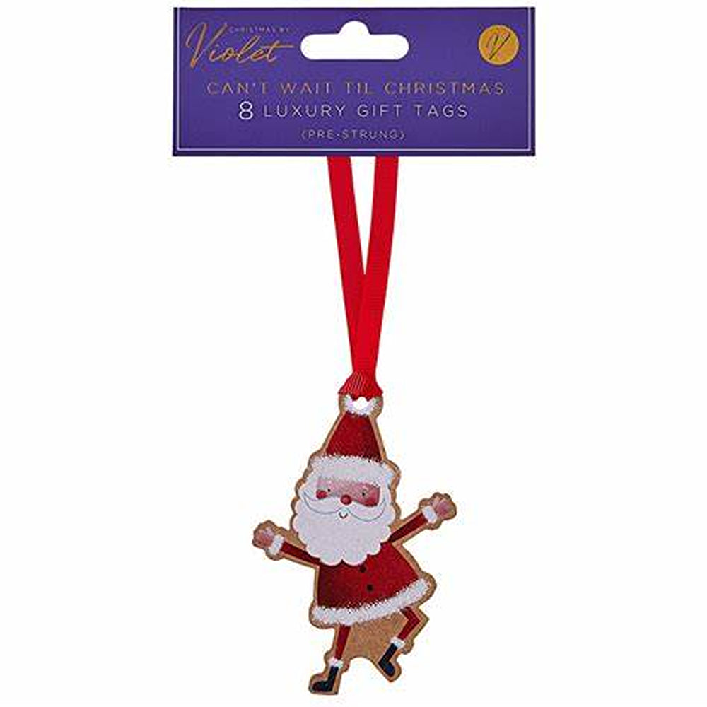 design by violet santa winter wonderland luxury gift tags - pack of 8