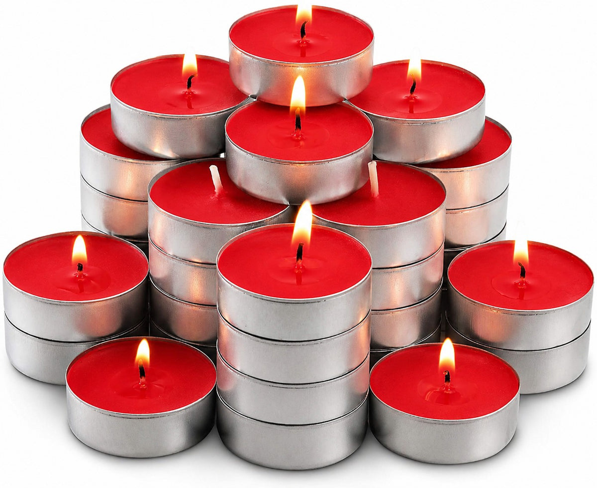 Baltus Apple and Cinnamon Scented Night Lights | Pack of 20, 8 Hour Burn Time