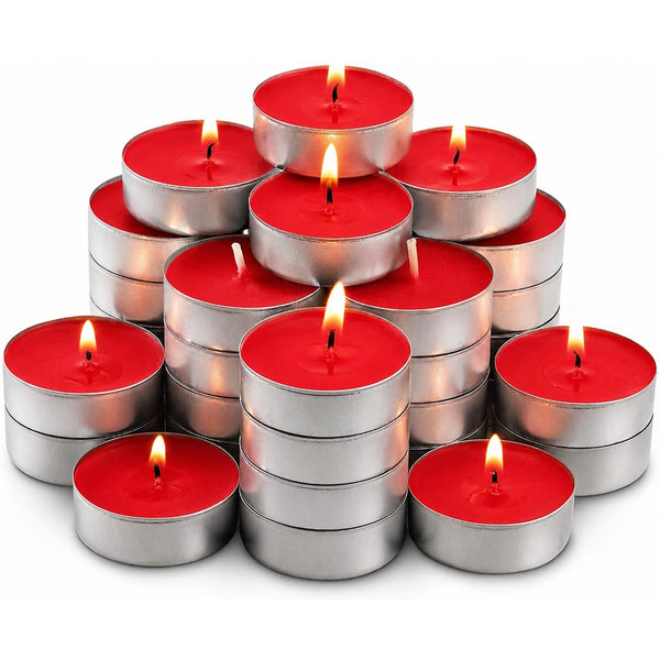 Baltus Apple and Cinnamon Scented Night Lights - Pack of 20, 8 Hour