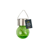 Rowan Solar Crackle Glass Ball Light | Assorted Colours, White LED