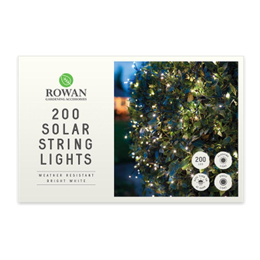 Rowan Bright Night 200 LED Bright White Solar String Lights - Choice Stores