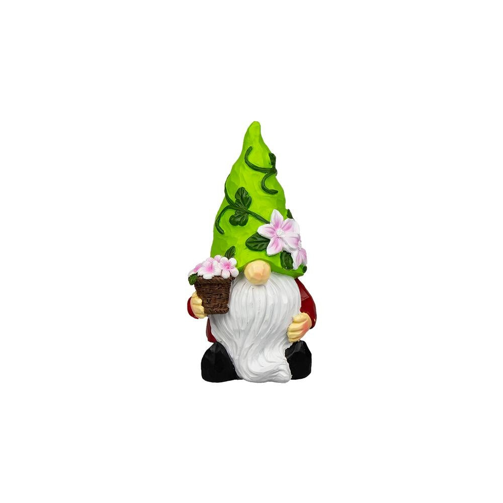 Rowan Flower Hat Garden Gonk Decoration - Assorted Designs - 20cm
