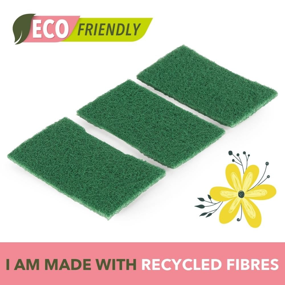 Beldray Recycled Fibre Scourers - 3 Pack